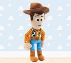 PELUCHE - DISNEY PIXAR WOODY DANS UN SAC (HISTOIRE DE JOUETS)